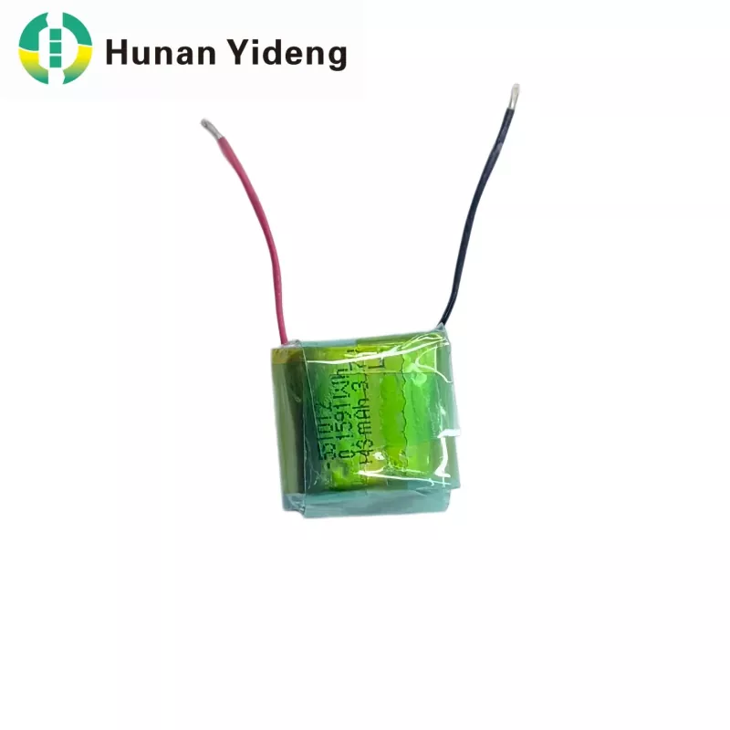 551012 3.7V 43mah Electric Toys Li Polymer baterei