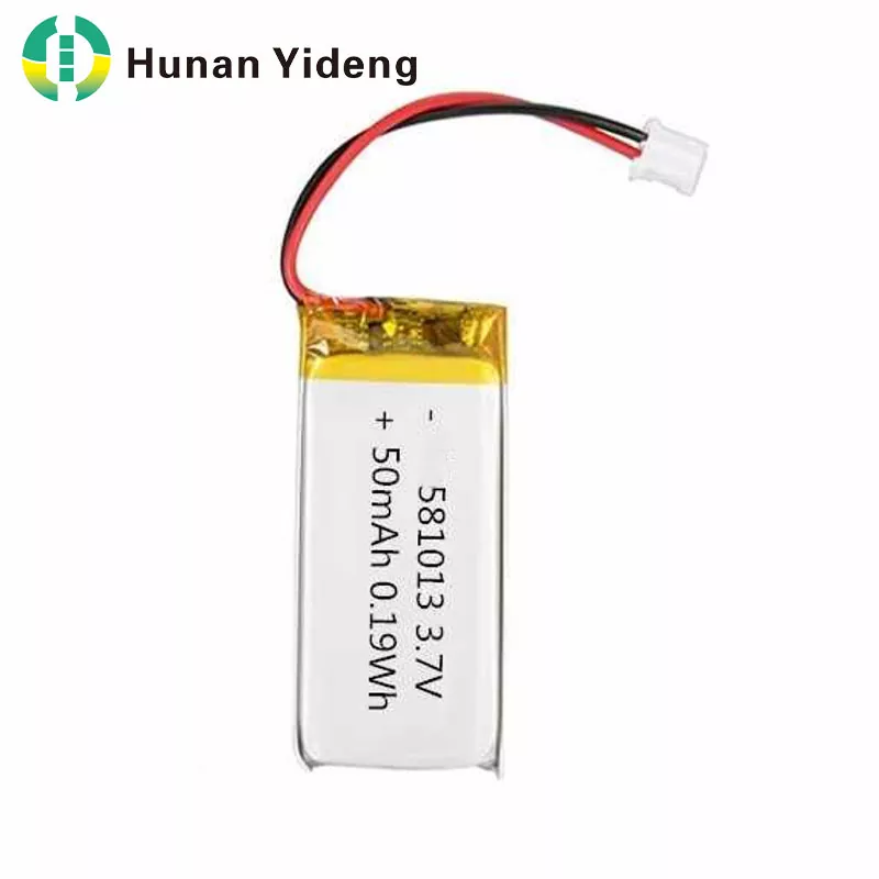 581013 3.7v 50mah Lithium Polymer Li Ion Baterai Lipo