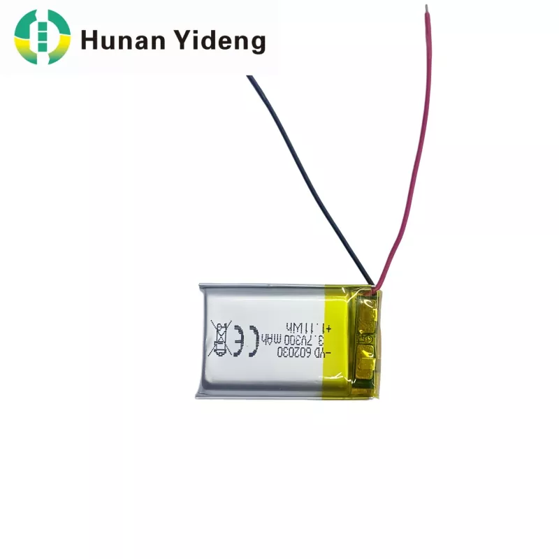 602030 3.7V 300mAh Li Polymer baterei kanggo Smart Speaker