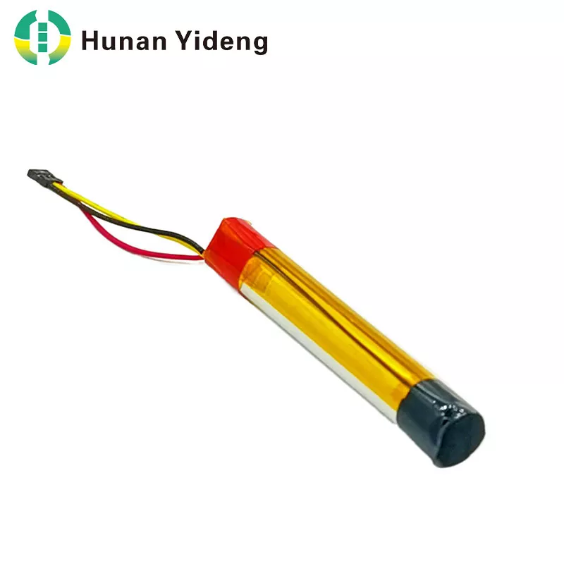 75500 3.7V 220mAh Baterei Isi Ulang Lithium Ion Silinder Cilik