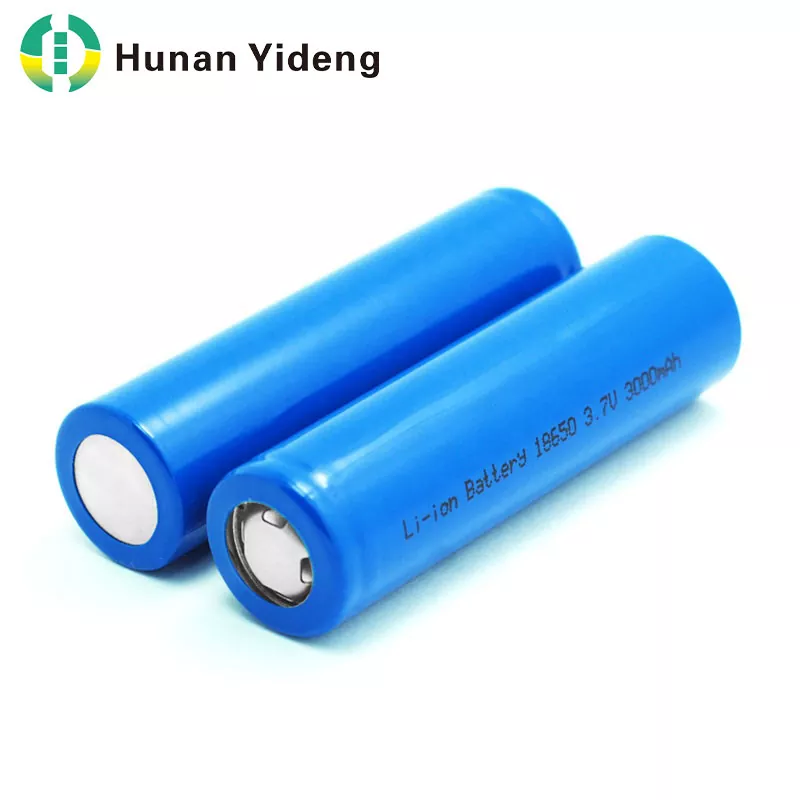 Kapasitas Dhuwur 18650 Cylindrical Lithium Ion Battery 3.7V 3000mAh